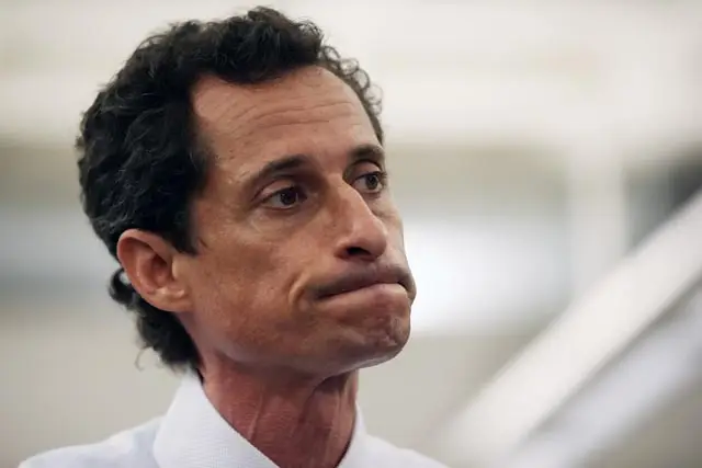 Anthony Weiner at yesterday's post-Carlos Danger admission press conference